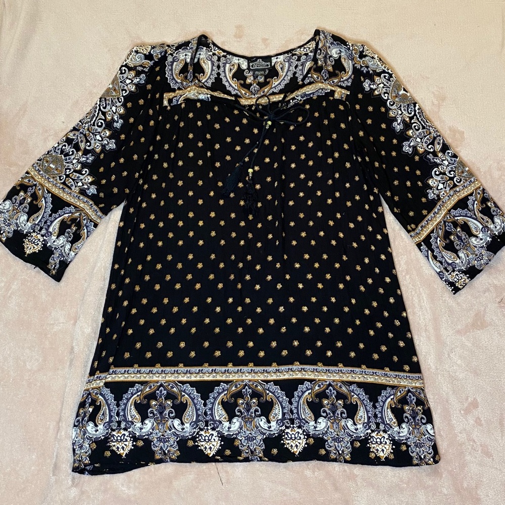 Long Sleeve Black Fall Dress